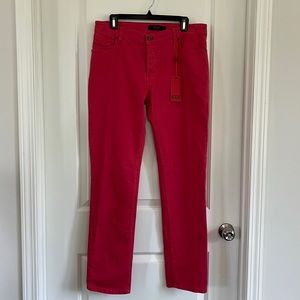 NWT Gesto salmon button fly  jeans size 34